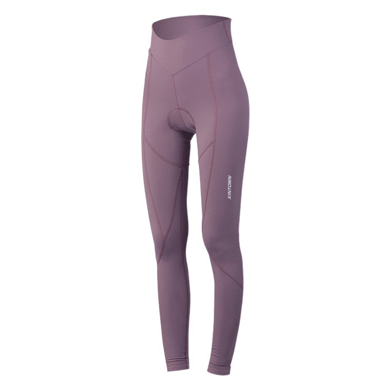 Xintown Cycling Pants Women's Pure Color Spring and Summer Pants Mountain Road Bike Cycling Jersey Cycling Pants
