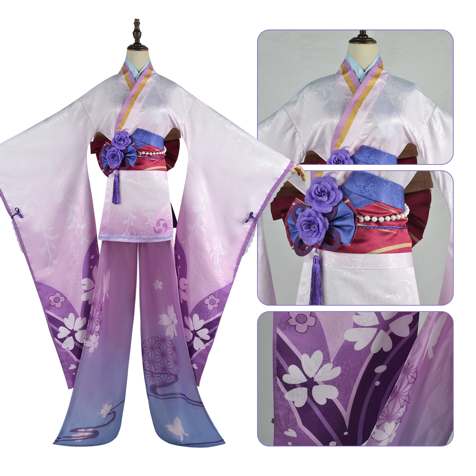 Picture of North Water Trade Original God cos Suit Thor Barr True Thunder General Shadow Warrior cosplay Game Animation Kimono