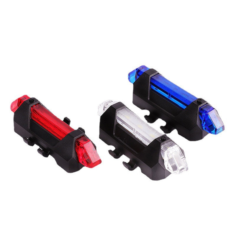 216 bicycle tail light USB charging night riding warning light outdoor riding LED bright bicycle light