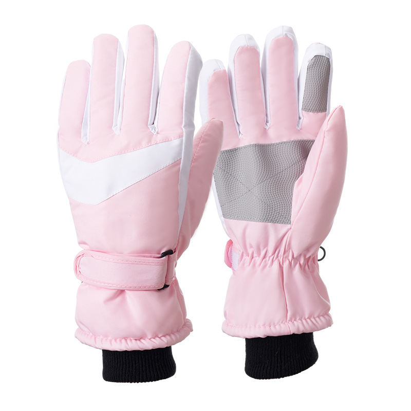 Picture of Strict selection winter ski gloves adult outdoor fleece-lined electric car riding gloves men's waterproof touch screen warm gloves