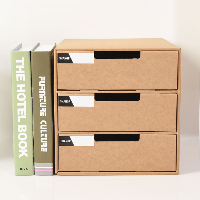 Direct wholesale A4 paper desktop storage box student file cabinet storage box multi-layer drawer storage cabinet