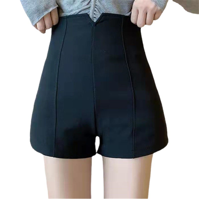 Lower Clothes Disappearing Shorts Women's Summer New Korean-style Base Anti-glare High Waist Leg Showing Long Outer Wear Lower Clothes Missing Pants