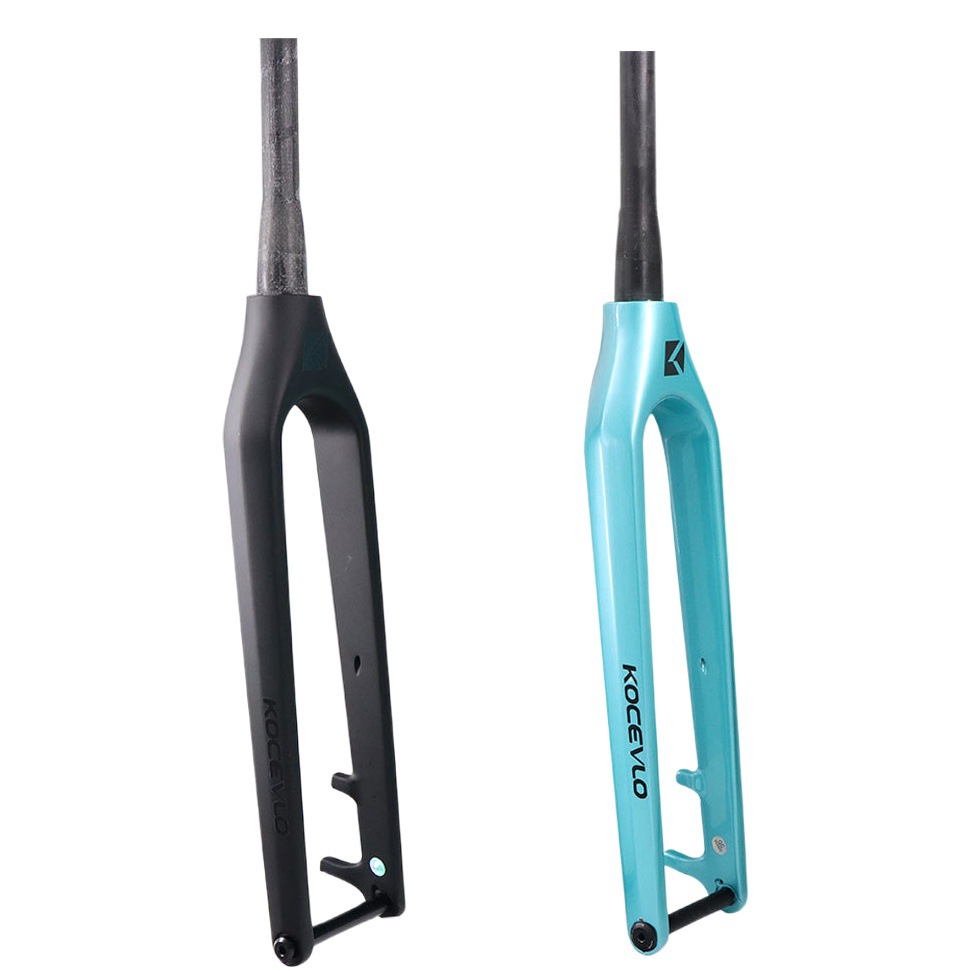 Kocevlo carbon fiber mountain bike front fork boost barrel shaft 15*110mm off-road hard fork disc brake inner routing