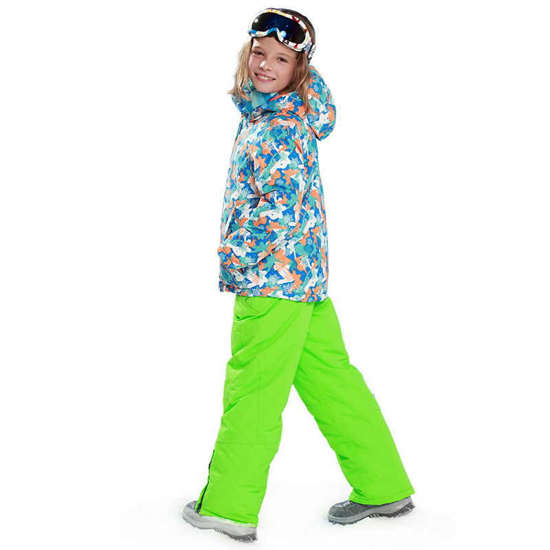 Picture of Cross-border e-commerce Phoebe Elephant Children's Ski Suit Warm Jacket Outdoor Thickened Waterproof for Boys and Girls