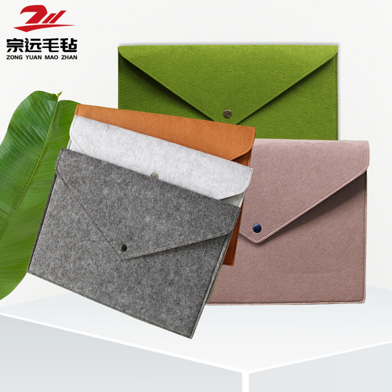 Office file file bag felt file bag portable snap file bag A4 file bag felt file bag