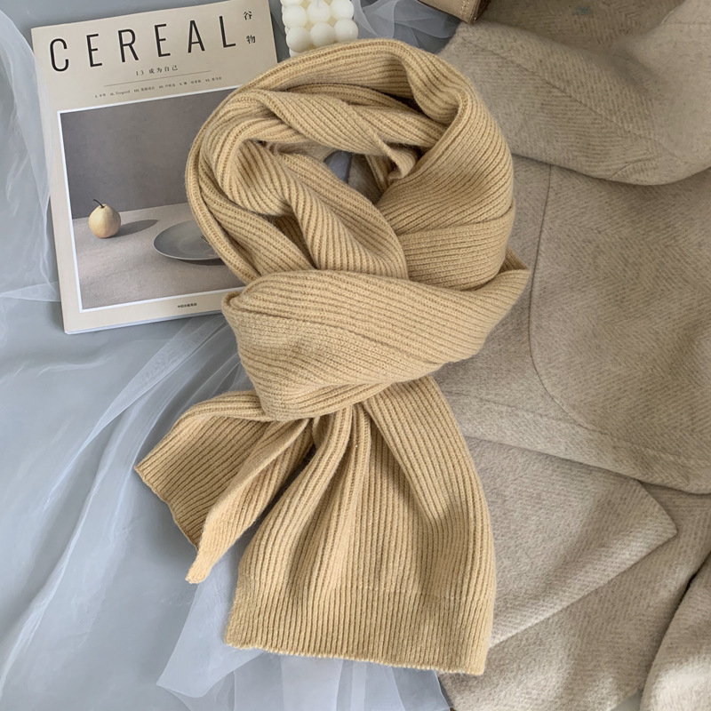 Picture of K-Style 2024 New Scarf for Women in Winter, Versatile Soft and Warm Knitted Thickeneded Ins Student Couple Scarf Trend