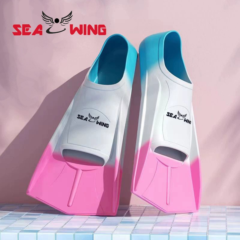 Picture of Free diving flippers for men and women diving swimming frog shoes swimming frog lightweight diving feet silicone short flippers training professional