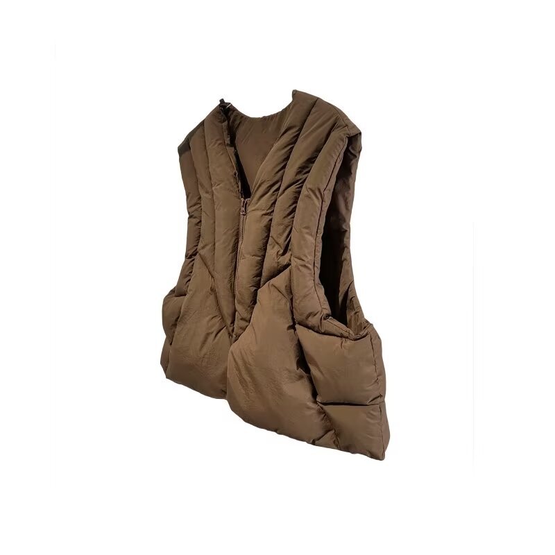 Picture of American Style Retro Profile Cotton Vest Men's Winter Trendy Brand Loose Casual Warm Washer Cotton Jacket