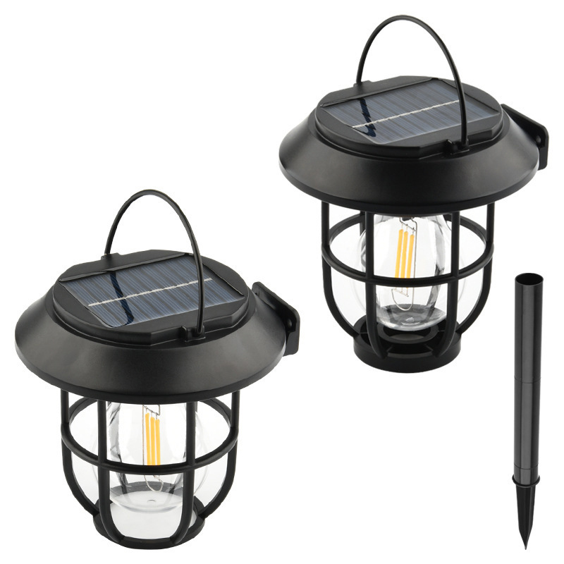 Cross-border solar camping lights Chinese garden lights solar garden landscape lights decorative outdoor waterproof floor lights