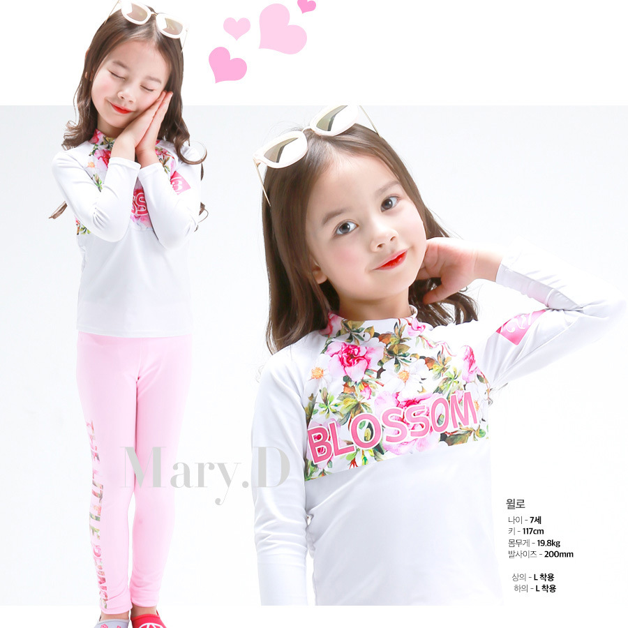Children's Swimwear Girls Foreign Trade New Sunscreen Long Sleeve Trousers Students Large Size Hot Spring Swimwear Korea Purchasing Wholesale