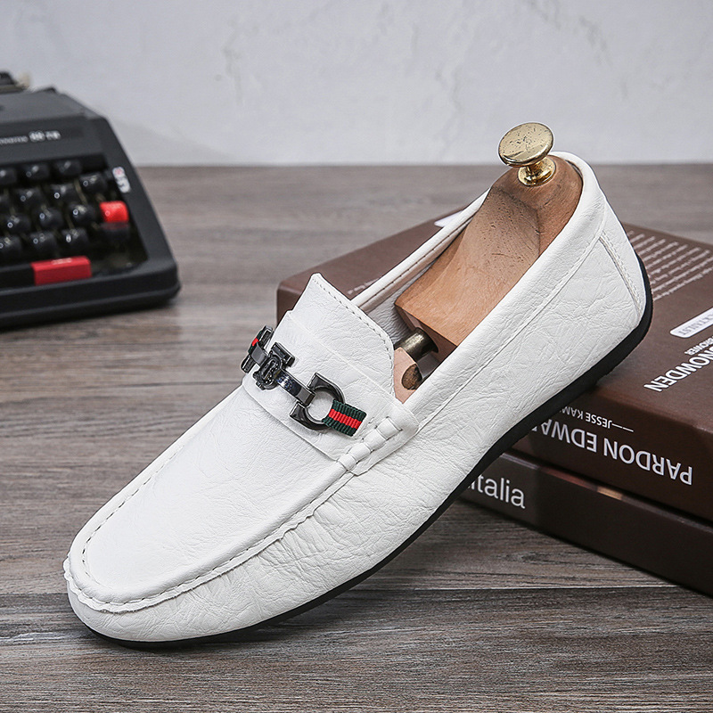 Picture of Autumn New Casual Shoes for Men, Comfortable and Breathable Loafers, Fashionable Bean Shoes for Men, Versatile Lazy Shoes for Men