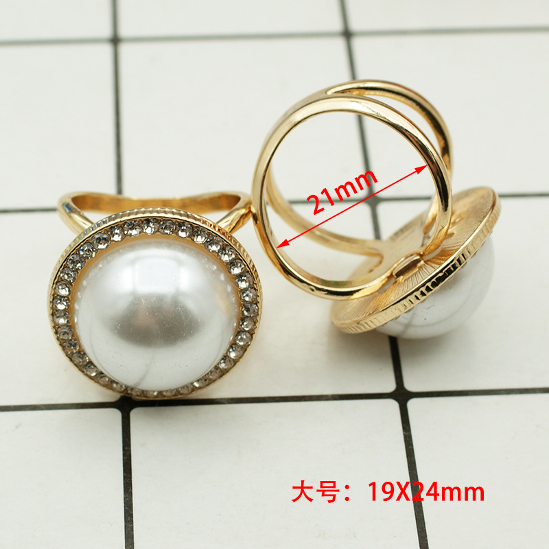 Picture of South Korea multi-functional scarf buckle high-grade Pearl fashion new Camellia windbreaker belt buckle high-end jewelry wholesale