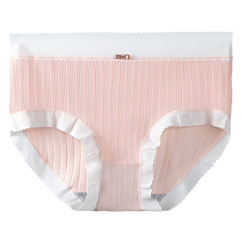 Women's Pure Cotton Underwear Summer Thin Women's Underwear Seamless Breathable Cute Young Girl's Pure Cotton Triangle Shorts
