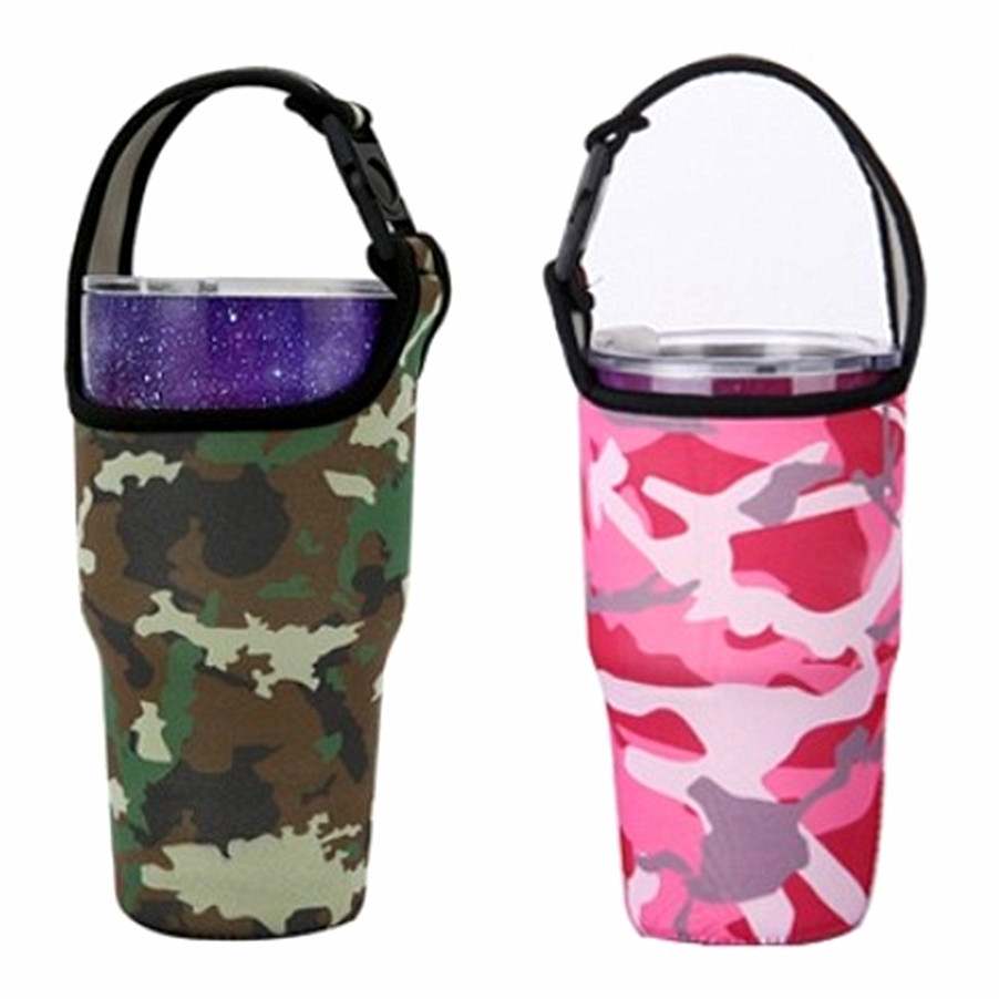Picture of Manufacturers produce diving material water cup cover portable lemon cup protective cover portable cross-belt sports water bottle cover