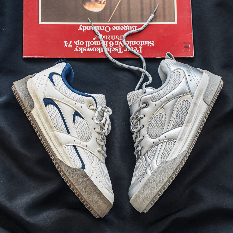 Original Design Sense Niche Platform Bread Shoes Men's 2025 Spring New All-match Chic Mesh Shoes Desun Shoes