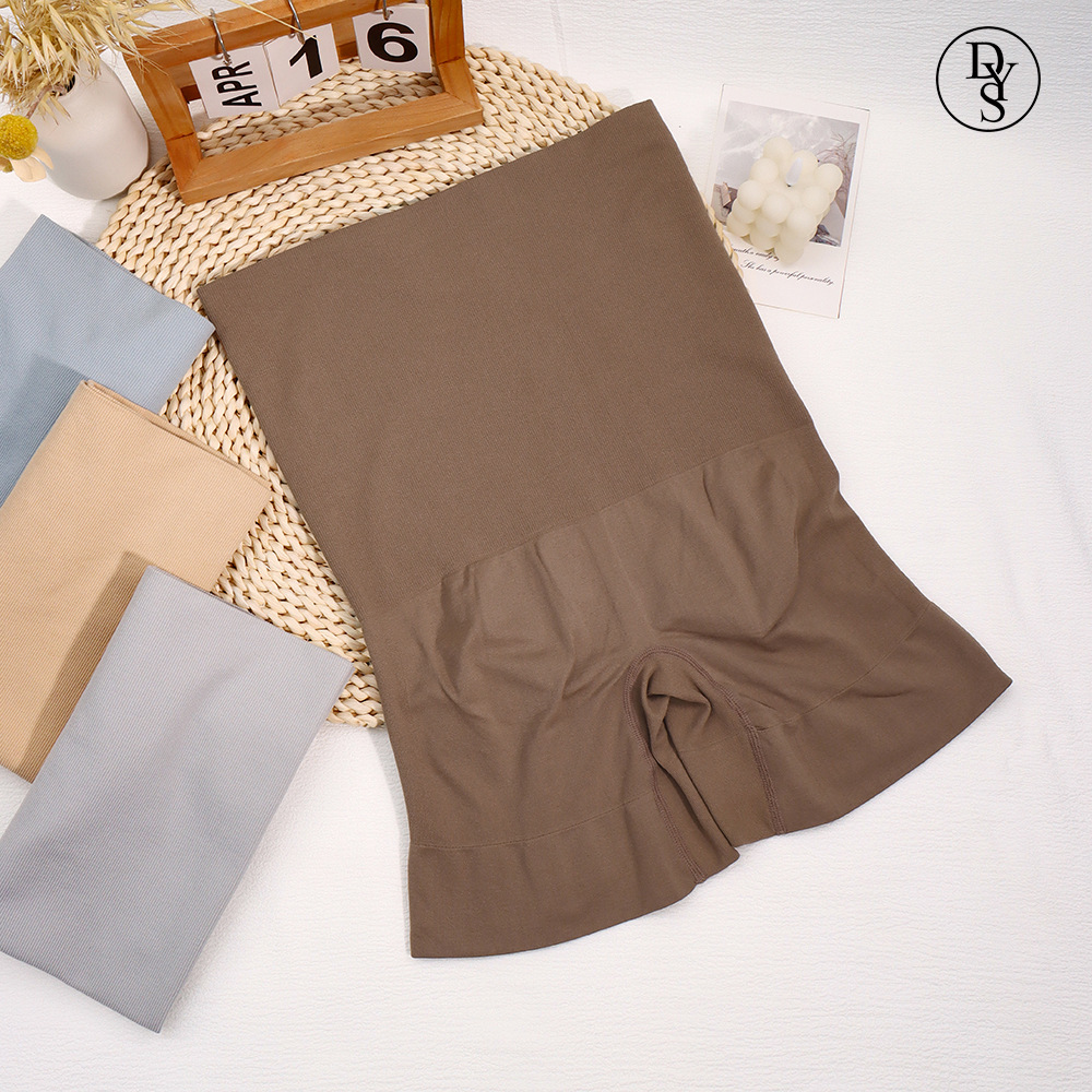 Diaz Earth Color Autumn and Winter Super High Waist Belly Tight Safety Pants Hip-lifting Elastic Sports Solid Color Women's Flat Corner Pants