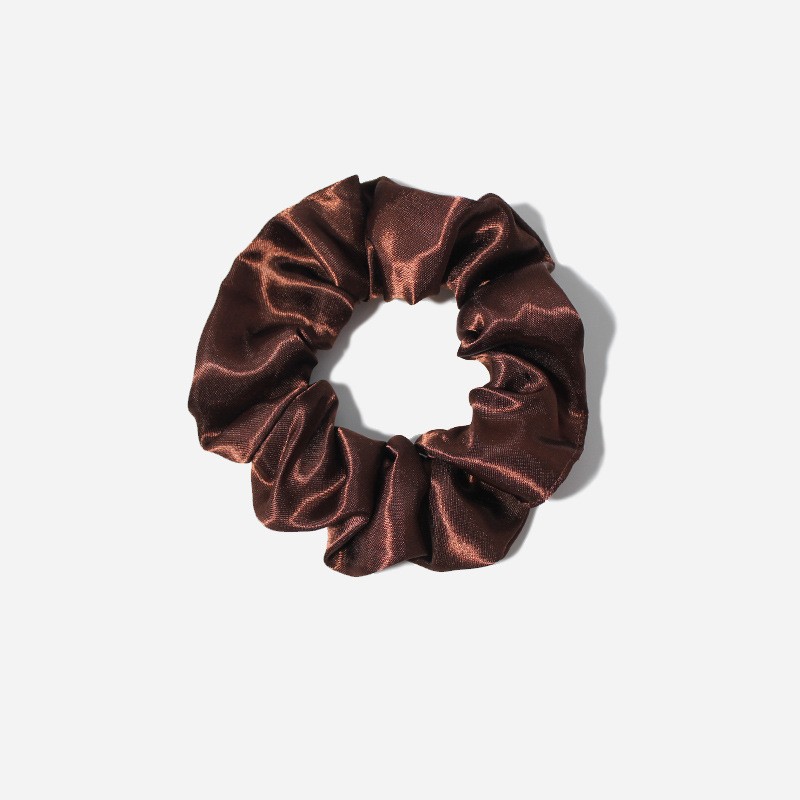 Picture of European and American Cross-Border Solid Color Large Intestine Hair Ring Foreign Trade Style Satin Head Flower Korean Style Headband Hair Accessories Head Rubber Band Wholesale
