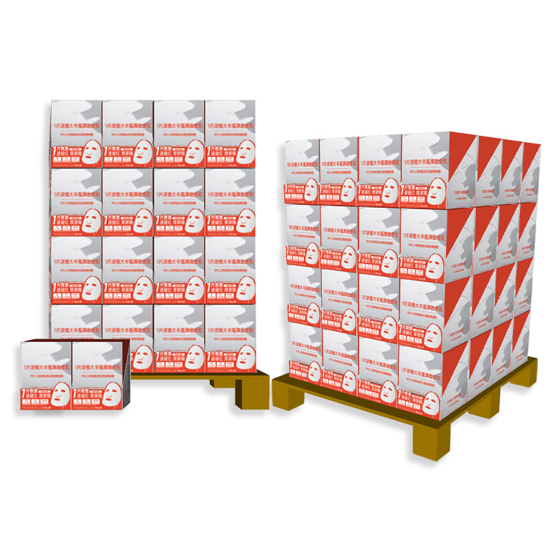 Picture of costco tray color box mother and baby supplies sam member storage carton shelf mask pdq whole tray packing pile