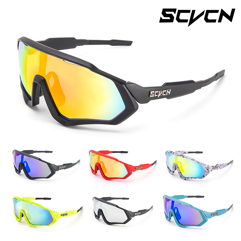 Picture of Foreign trade sunglasses men and women riding glasses outdoor sports glasses bicycle dustproof sunglasses soft nose pad wholesale