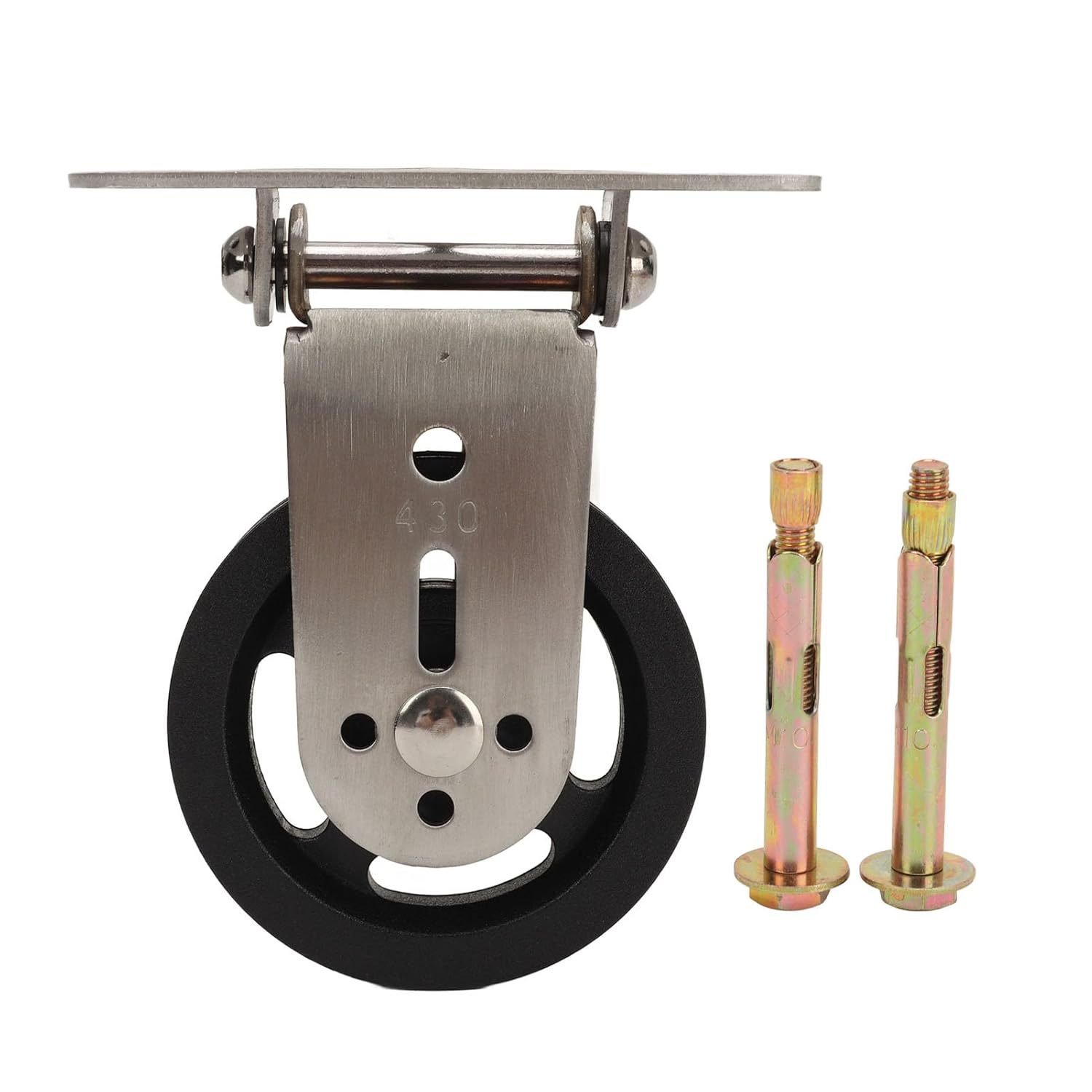 Fitness Gantry Pulley Set Aluminum Alloy Nylon Pulley Large Wheel Steel Wire Silent Rotating Pulley Fitness Equipment