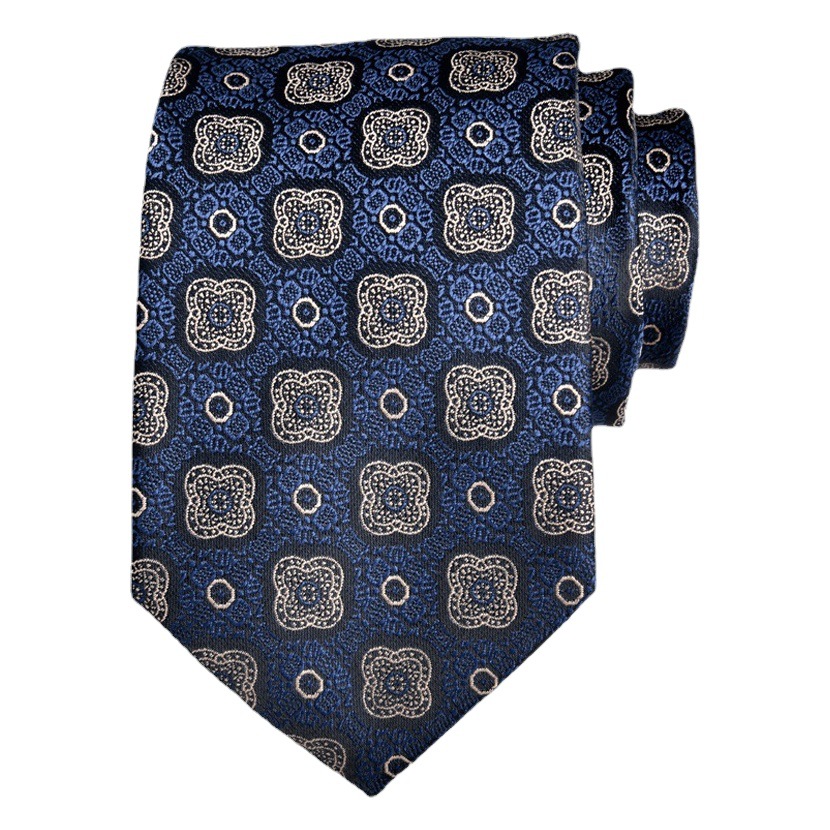 Tie Men's Formal Casual Business Small Floral 7.5cm Hand-Tied Executive Professional Stripesd Green New Style