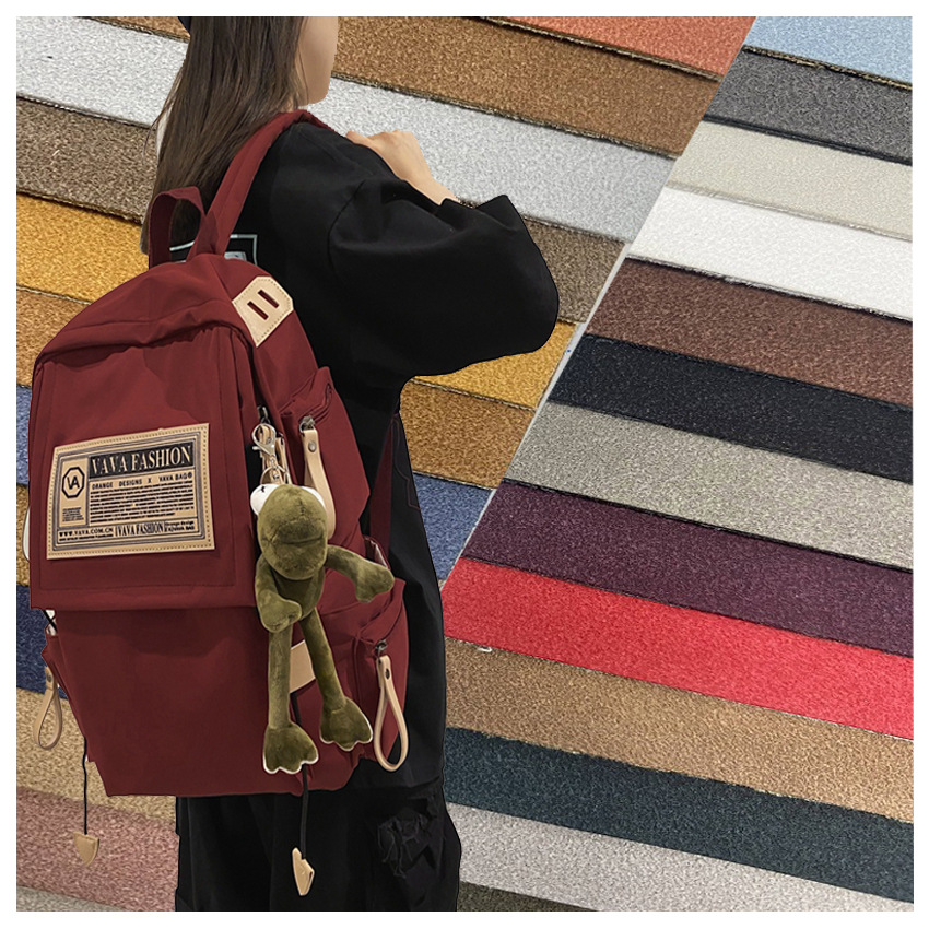 Retro color coarse frosted pu leather fabric damping cloth sheep leather CMP polished leather shoes luggage sofa leather