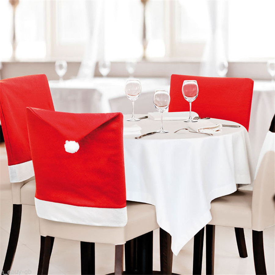 Picture of Chair cover hot selling Christmas chair cover Christmas chair cover Christmas supplies dining table decoration gifts
