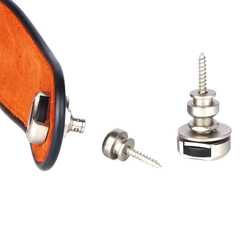 High-end guitar tail nail guitar automatic lock strap buckle acoustic guitar electric guitar bass with lock tail nail pair