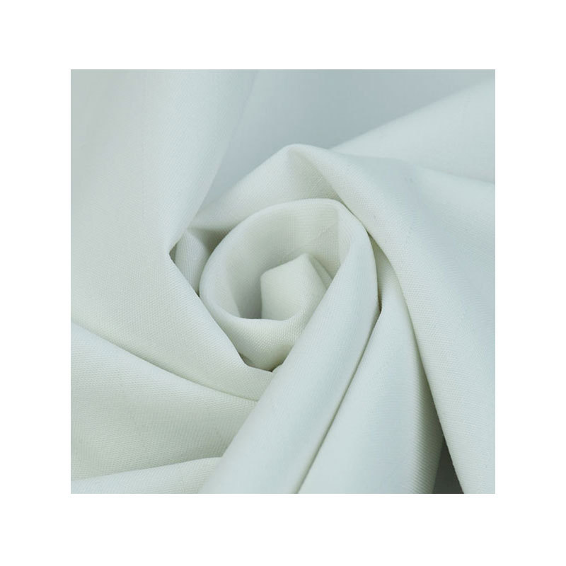 Polyester cotton twill plus anti-static silk ct twill anti-static tooling fabric 30 white shirt fabric