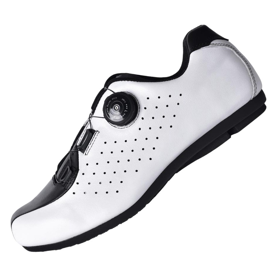 Burton's New Cross-Border Non-Locking Cycling Shoes, Cowhide Leather Upper Three-Color Optional Bicycle Shoes