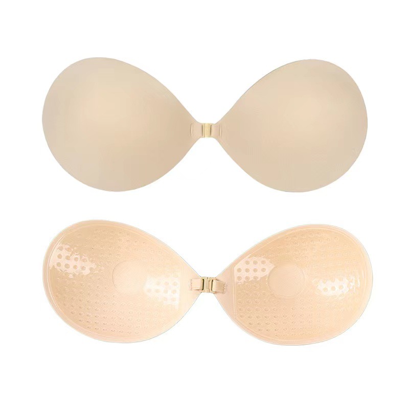 Picture of Round Cup Chest Sticker Anti-sagging Summer Showy Thin Wedding Dress Sling with Breast Sticker Gathering Upper Breast Sticker Invisible Underwear