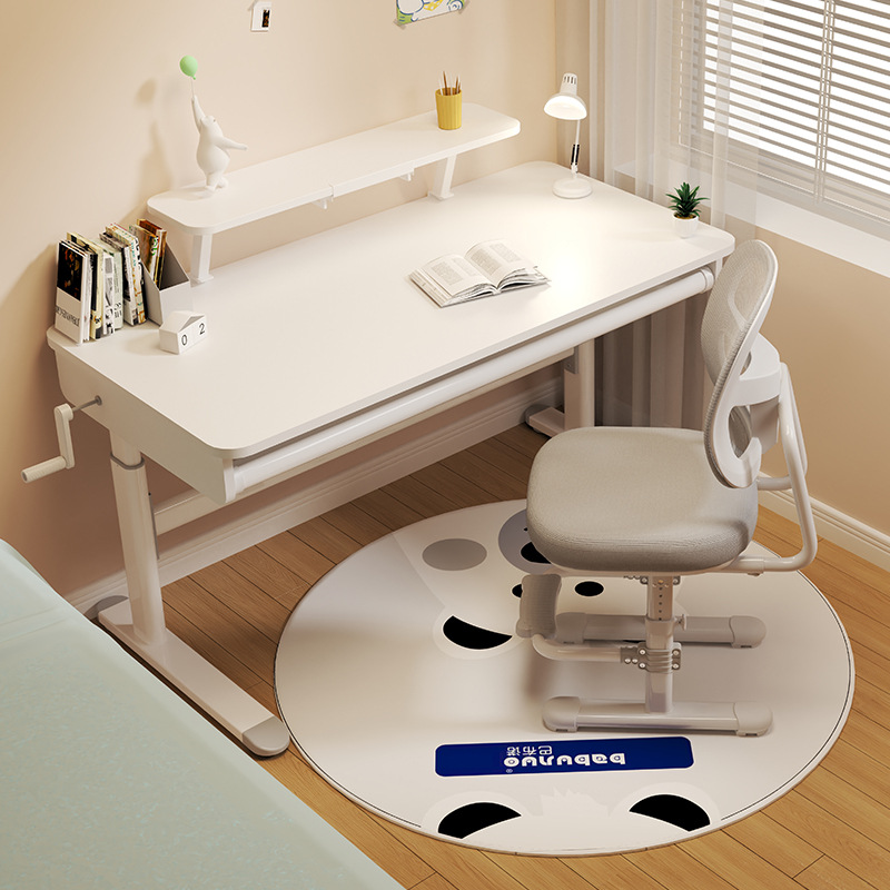 Children's Study Desk and Chair Primary School Students Special Writing Desk Home Study Table Liftable Children's Desk Chair Set