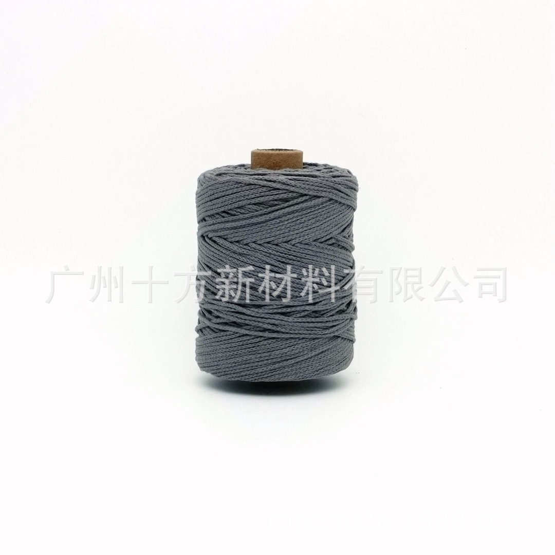Picture of Wholesale color 1.5mm round strand yarn combed cotton thread crochet wool knitting handmade thread DIY cotton rope
