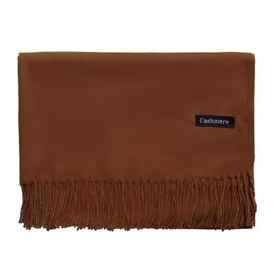 Picture of Imitation Cashmere Scarf for Women in Autumn and Winter, Warm Outer Wear, Japanese and Korean Sweet Gift, Fashionable Shawl, Factory Direct Sales, Cashmere Texture