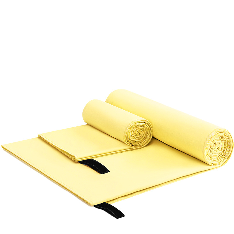 Picture of Quick-Drying Beach Towel Multi-Color Portable Quick-Drying Fitness Sports Towel Outdoor Beach Towel Mesh Bag