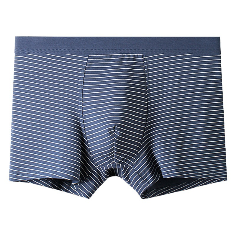 Picture of Summer Men's Underwear Modal Cotton Boxer Breathable plus size Japanese Striped Men's Boxer Underwear Head