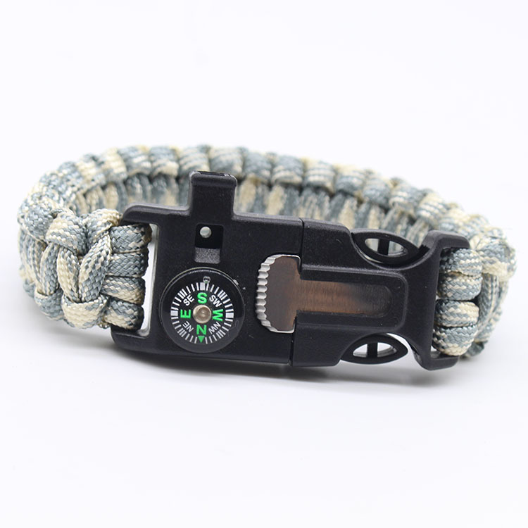 Picture of Umbrella rope bracelet survival bracelet multifunctional five-in-one multifunctional outdoor umbrella rope camping adventure Seven-core life rope