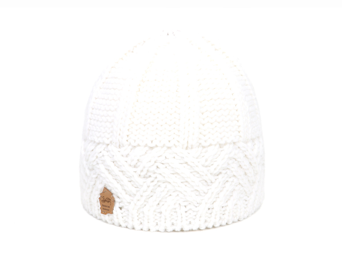 Picture of Cross-border New European and American Retro Style Diamond Plaid Thick Needle Wool Knitted Hat Men's and Women's Fashion Autumn and Winter Wool Hat