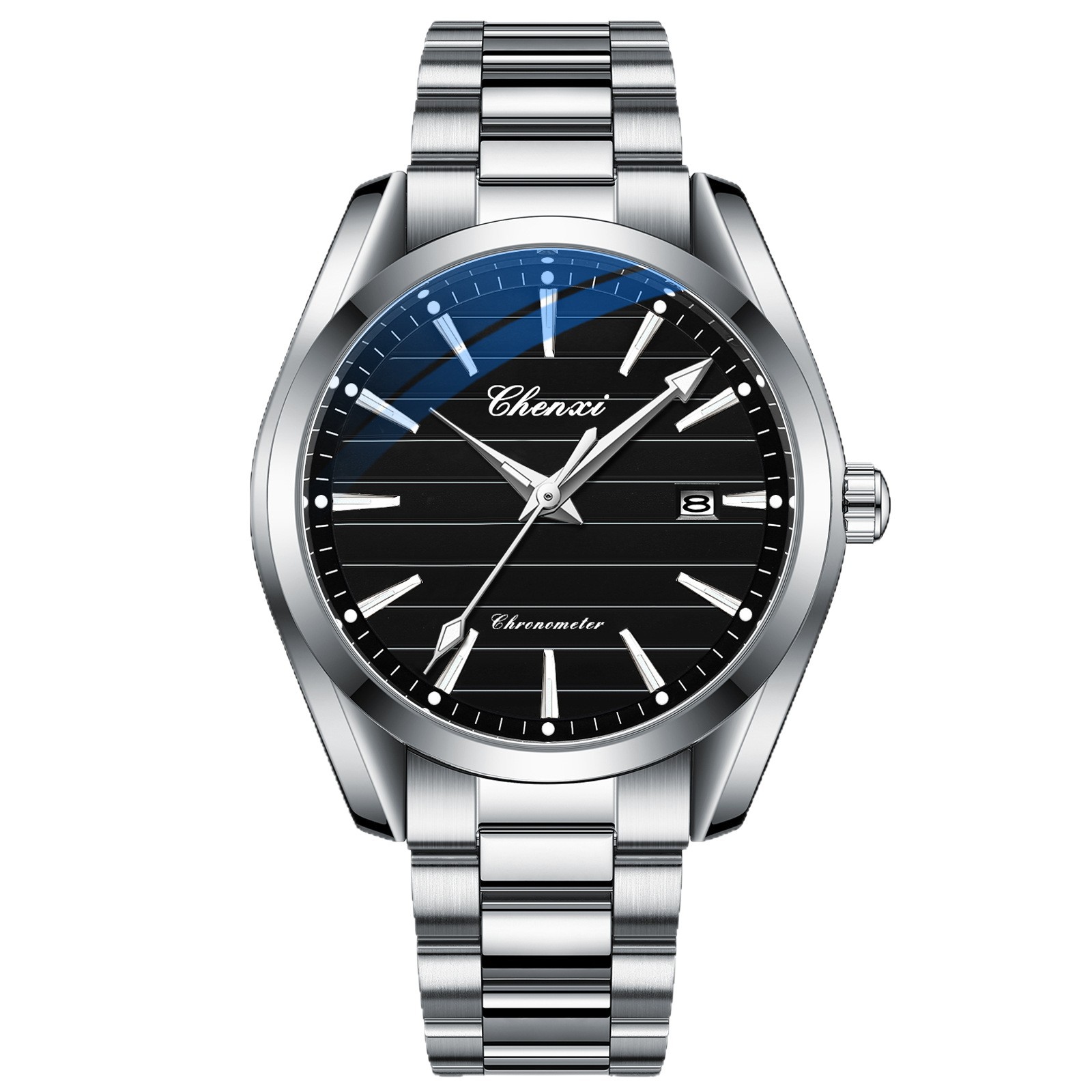 Picture of Dawn quartz watch men's steel band waterproof luminous fashion business simple men's watch manufacturers wholesale
