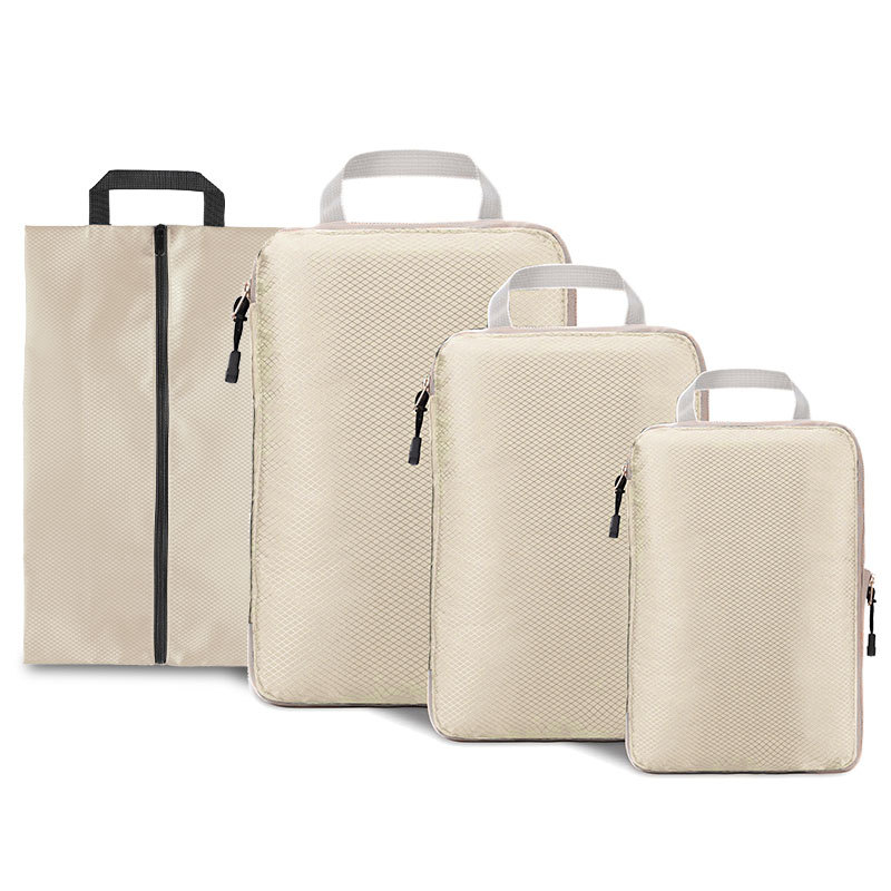 Picture of Travel Compression Storage Bag Four-Piece Set Amazon Popular Clothing Organizer Suitcase Clothing Storage Bag Set