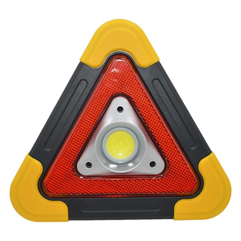 Led Outdoor Lighting Car Triangular Warning Sign Solar Searchlight Luminous Parking Emergency Reflective Sign