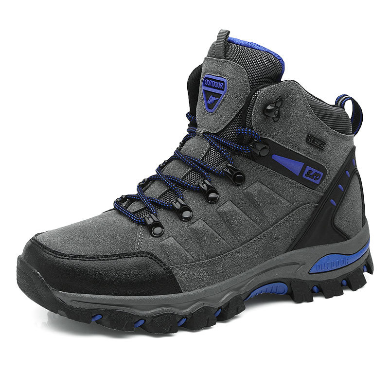 2024 Wholesale Mountaineering Shoes Amazon Women High-top Mountaineering Shoes Men's High-top Men's Outdoor Travel Mountaineering Shoes Autumn and Winter