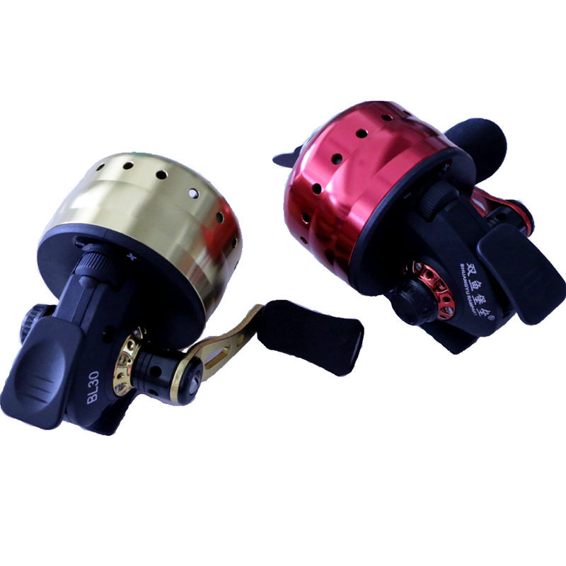 Picture of Cross-border Pisces Fortress BL30 Metal Fish Shooting Wheel Inner Line Closed Wheel Slingshot Fish Shooting Compound Bow and Line Fishing Wheel