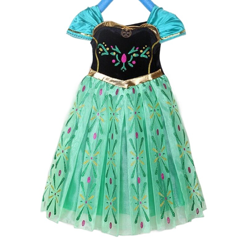 European and American Foreign Trade Frozen Princess Anna Dress Frozen Festival Dress Children's dress