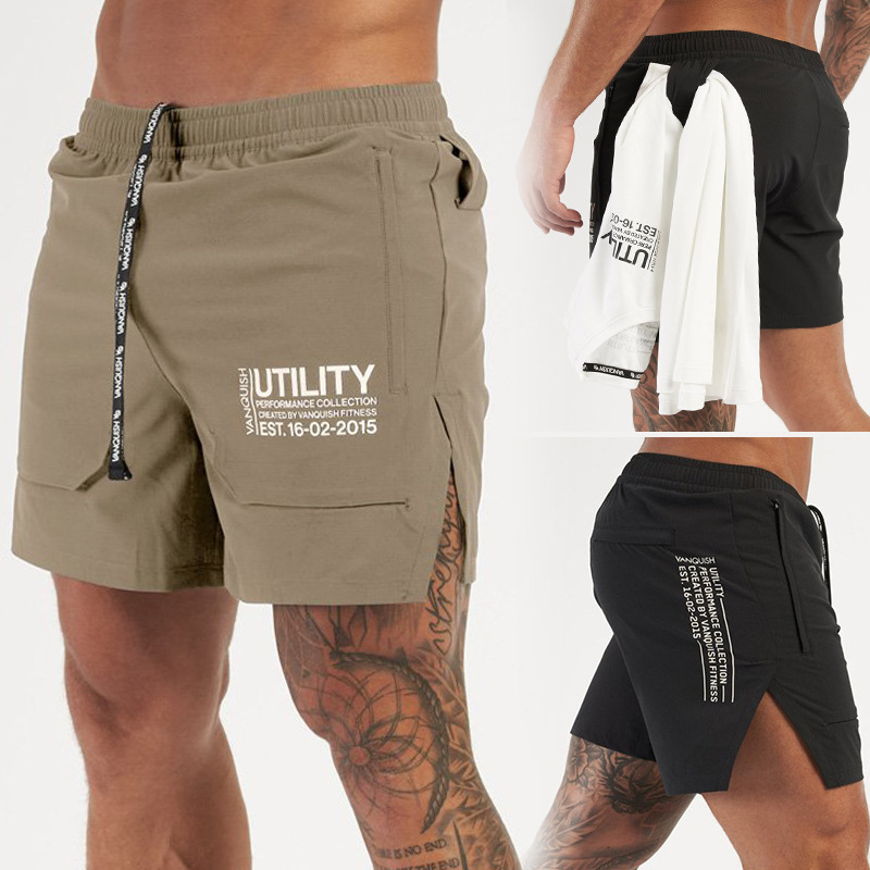 2025 New Summer Sports and Leisure Basketball Shorts Men's Running Training Clothes Five-Point Pants
