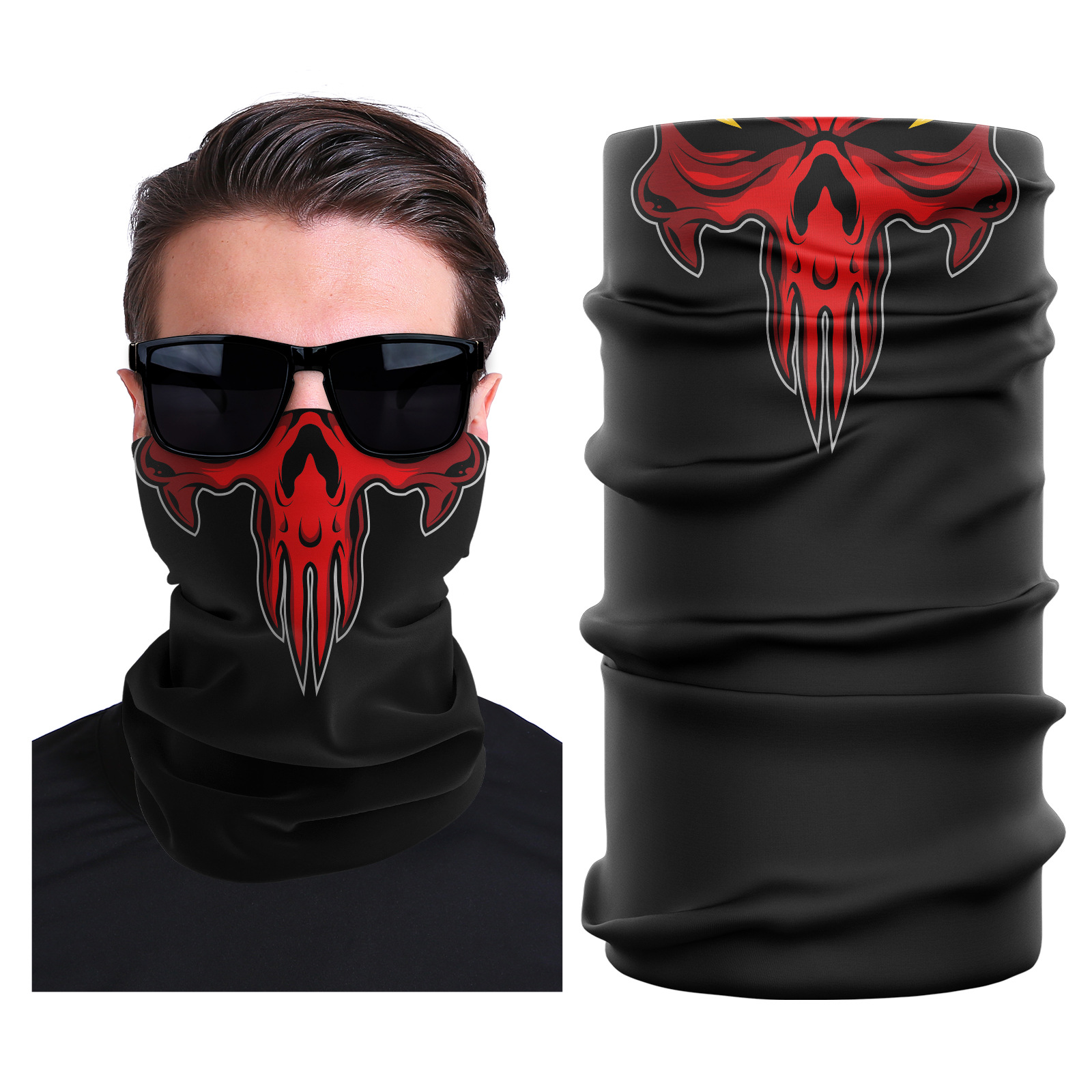 Picture of Xunhui magic scarf outdoor scarf mountaineering riding scarf high elastic seamless Ice Silk face towel cross-border bandana