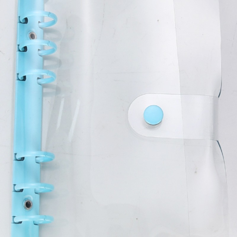 Picture of Spot Loose-Leaf Book Shell Notebook Simple Pvc Hand Ledger A5A6A4A7B5 Notepad Transparent Loose-Leaf Book