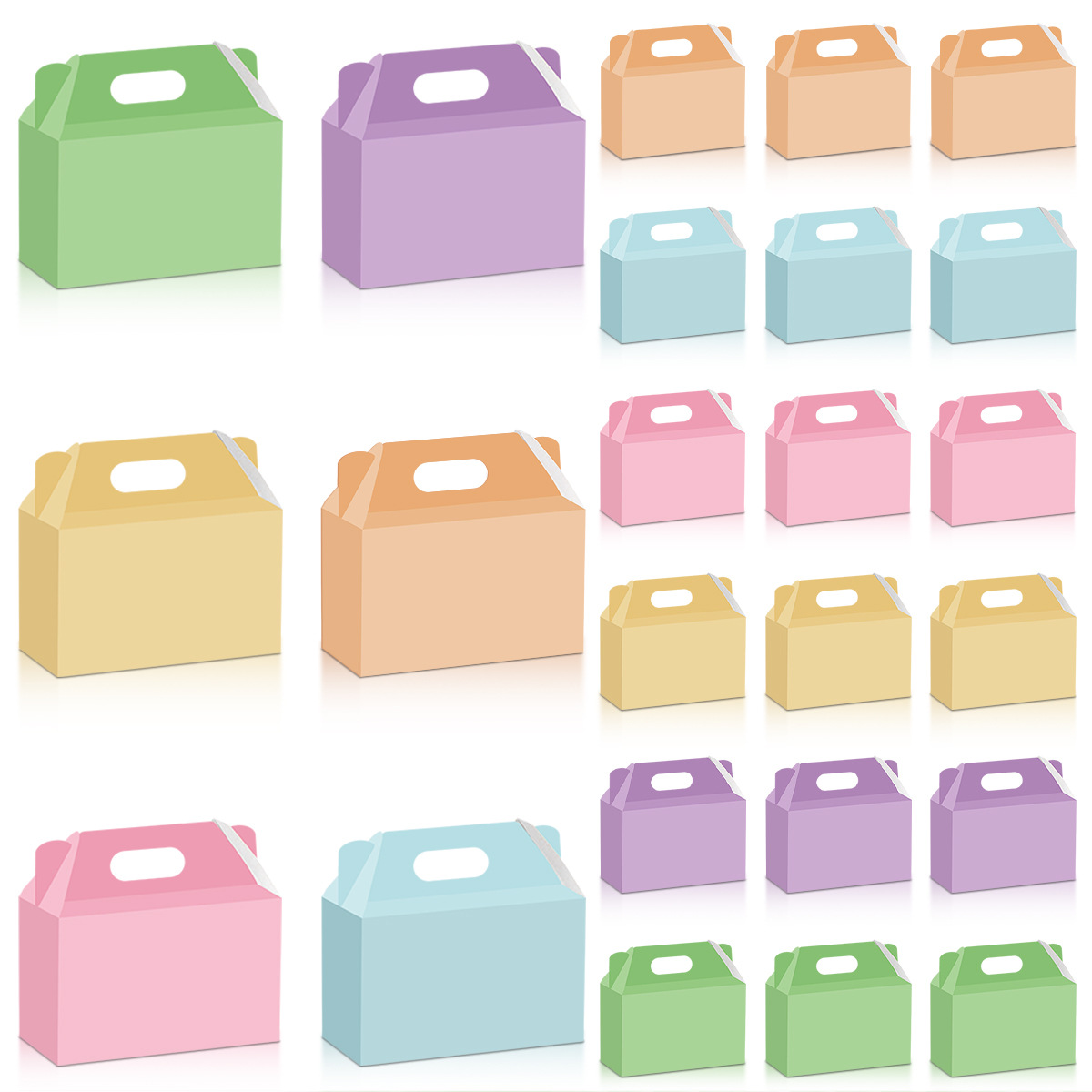 Manufacturer's New Amazon Six-Color Kraft Paper Bag, Handbag, Gift Bag, Universal Paper Bag, High-End and Exquisite