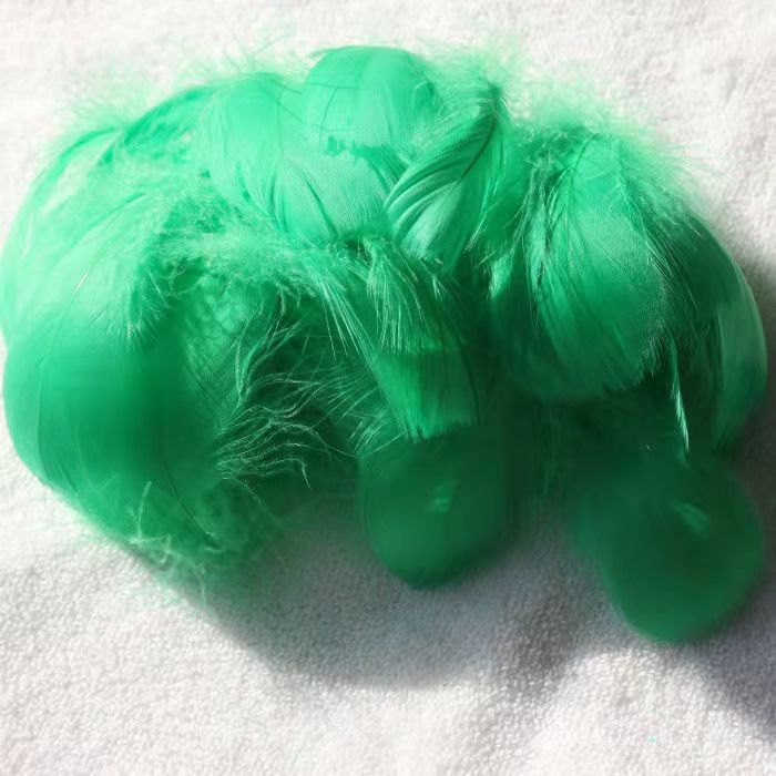 Picture of diy handmade color floating feather goose feather dream catcher wave ball gift box filling decoration materials