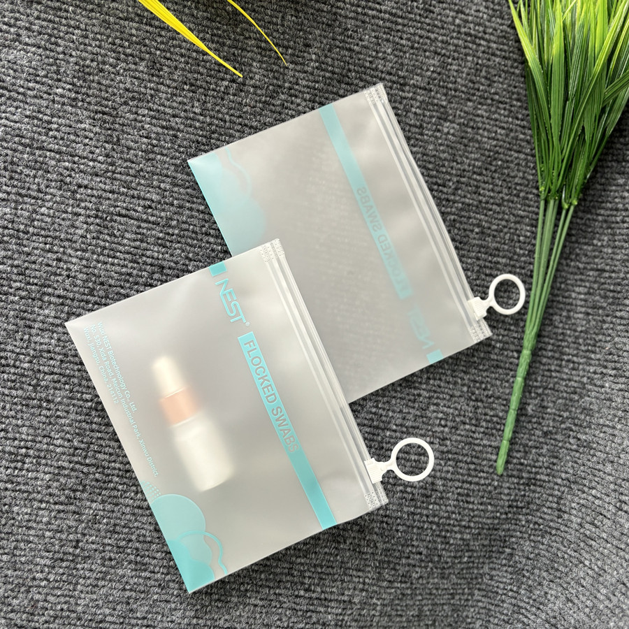 Cosmetic travel pull ring bag sealed waterproof bracelet storage packaging bag beauty cosmetics zipper bag